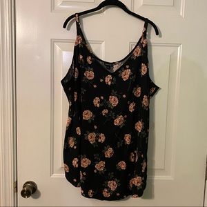 Torrid Floral Strappy Blouse